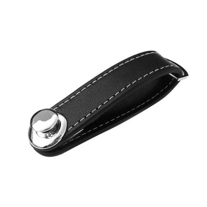 Leather Car Key Pouch – Wallet Case & Key Organizer with Chain for Smart Keys