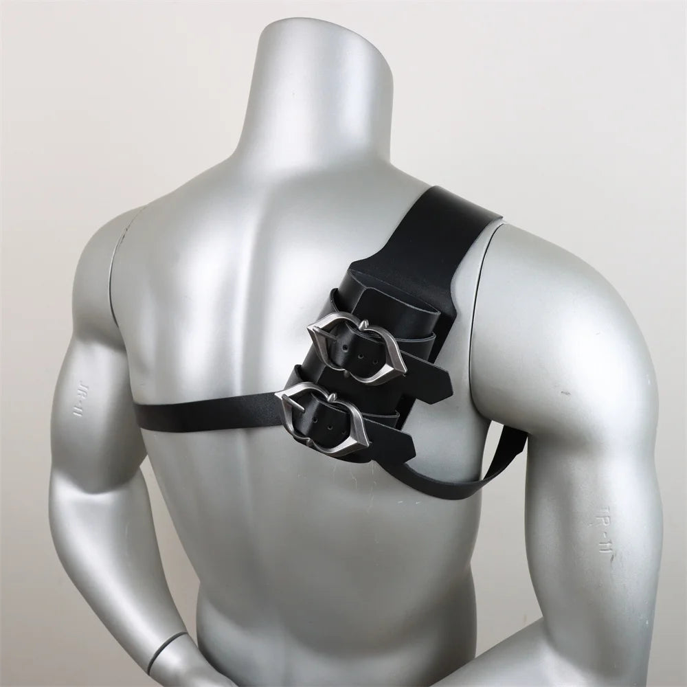Medieval Viking & Pirate Leather Belt – Sword, Axe, Mace, and Tomahawk Holder with Metal Rings for LARP