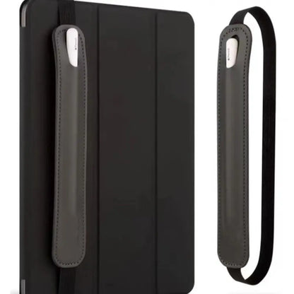 Premium PU Leather Elastic Buckle Pencil Case : Stylish Touch Screen Pen Cover for Office, Meetings, and On-the-Go Carry