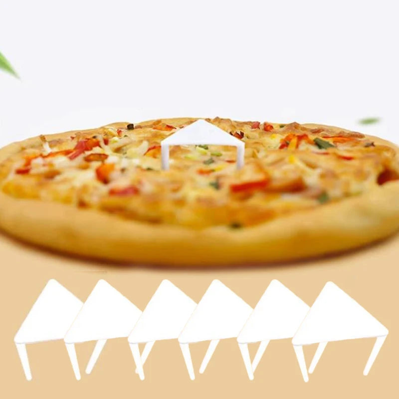 100Pcs Pizza Saver Stands - Plastic Tripod Holder for Pizza Packing and Storage, Stackable Fixing Rack