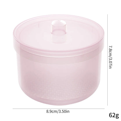 Nail Drill Bit Cleaning Box - Double-Layer Filtration Disinfection & Manicure Storage Case