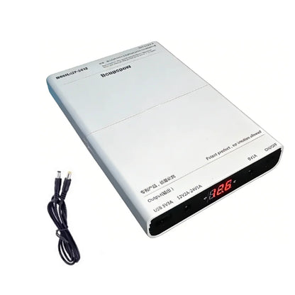 DC UPS 5V/9V/12V Power Supply - 12×18650 Battery Backup Box for Routers, Modems & Devices