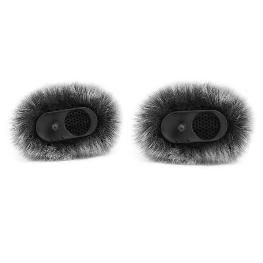 Furry Windscreen for DJI MIC 2 – Lavalier Microphone Wind Muff for Noise Reduction