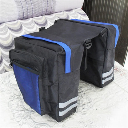 2-in-1 Cycling Double-Side Rear Rack – Camo Trunk Bag & Bike Pannier for Mountain & Road Bikes