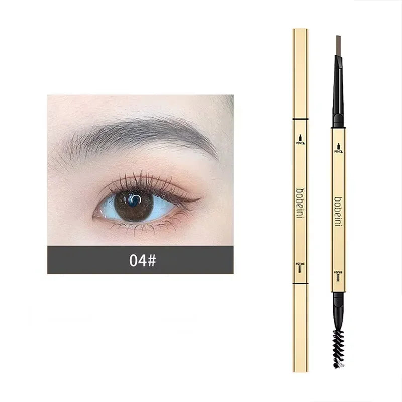 Waterproof Double-Headed Eyebrow Pencil — Fine Tip, Durable & Long-Lasting, Perfect for Beginners