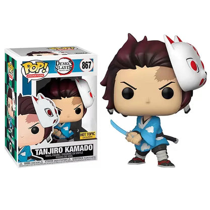 Demon Slayer Anime Figure Set – Kamado Tanjiro, Nezuko, Zenitsu & Inosuke Peripherals Toy Doll Birthday Gift