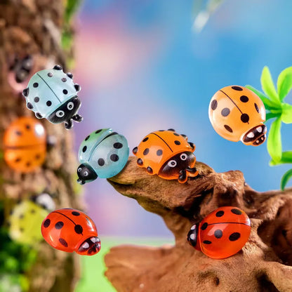 10-Piece Cute Bee & Ladybug Hair Clips – Mini Fashion Hairpins for Students, Fun Bulk Accessories