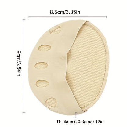 High Heel Forefoot Foot Pads – Soft Invisible Metatarsal Support Cushions, Non-Slip Comfortable Anti-Friction Insoles for Pain Relief