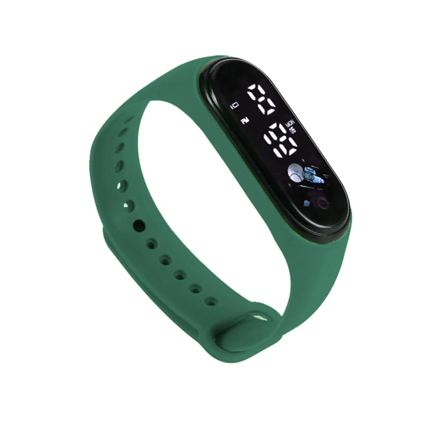 Kawaii Kids Smart Watch – Waterproof Digital Sports Watch for Boys & Girls with Silicone Strap
