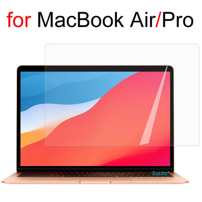 HD Soft Screen Protector for MacBook — Fits Air 13/15 & Pro 13/14/15/16 (M1–M5, Models A3113/A3434/A3421/A3420)