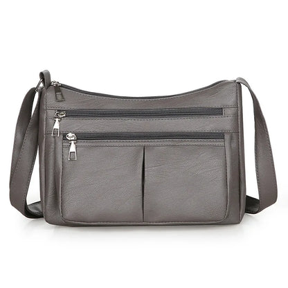 Women’s Korean Shoulder Bag - Luxury Style Soft Leather Versatile Crossbody Handbag