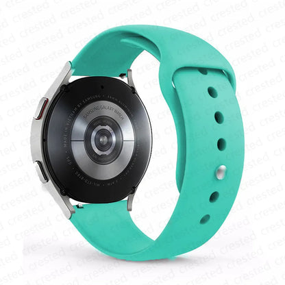 20mm/22mm Silicone Watch Strap – Compatible with Samsung Galaxy Watch 7/6/4 Classic, 5 Pro, 3, Active 2, Gear S3 & Huawei GT 2e/3/4 Bands