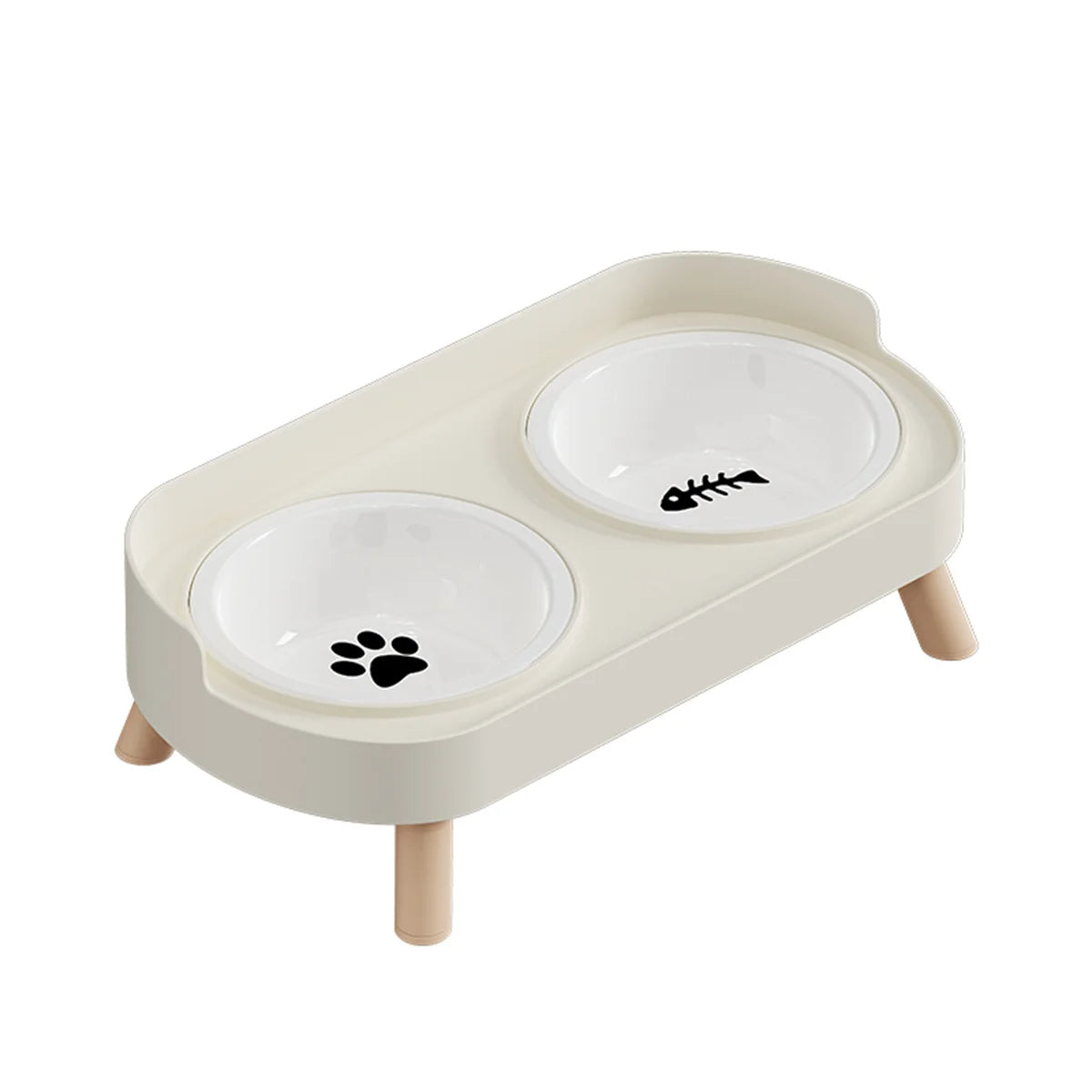 Colorful Dopamine Pet Double Bowl – Stainless Steel Large Capacity Cat & Dog Feeding & Water Dish Fashion Pet Bowl Set