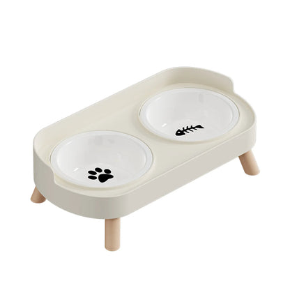 Colorful Dopamine Pet Double Bowl – Stainless Steel Large Capacity Cat & Dog Feeding & Water Dish Fashion Pet Bowl Set