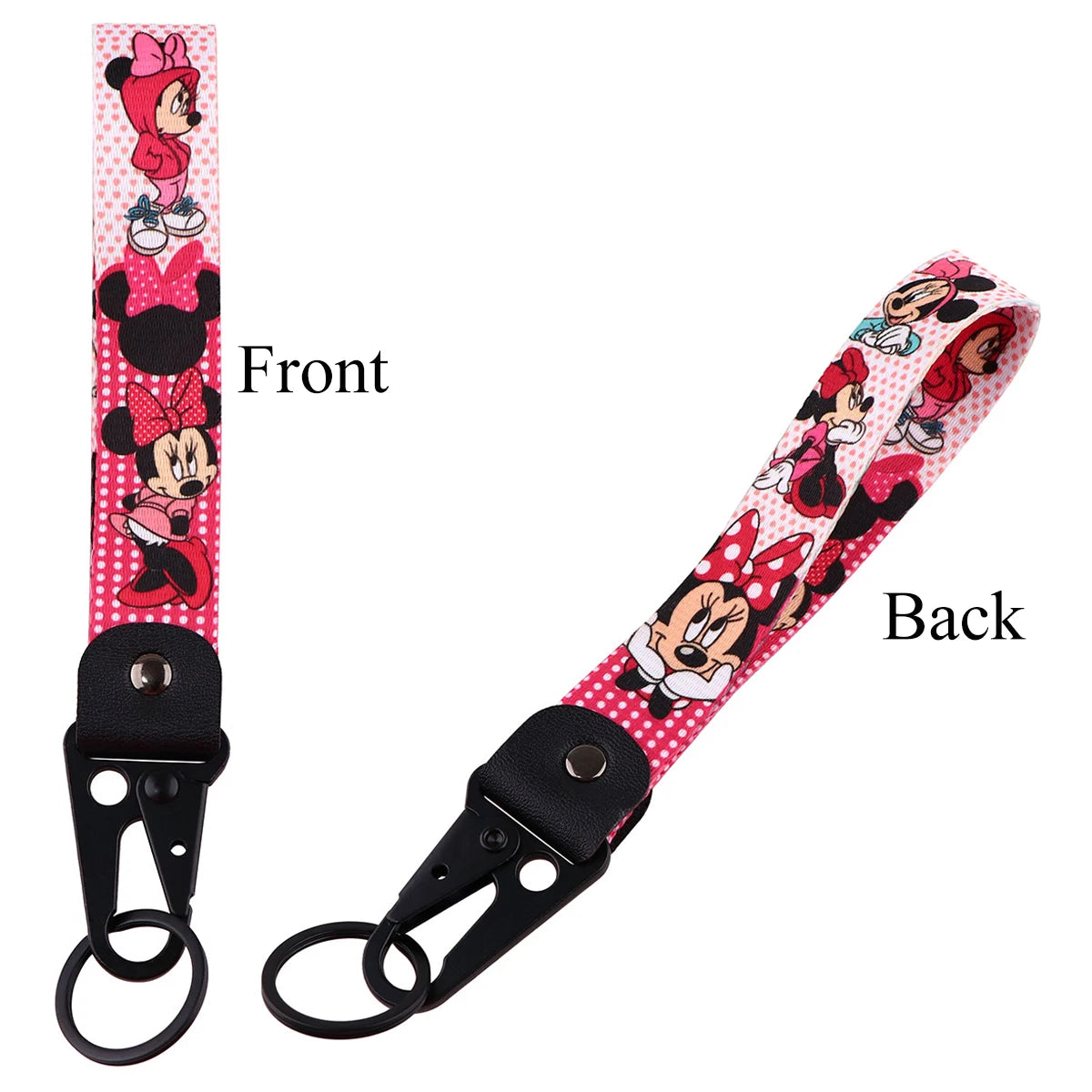 Mickey Mouse & Marie Cat Keychain – Eagle Beak Key Holder for Cars, Motorcycles & Backpacks