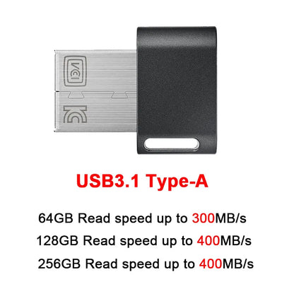 Samsung USB 3.1 Flash Drive - Type-C Metal Pen Drive 64GB–512GB High-Speed Memory Stick