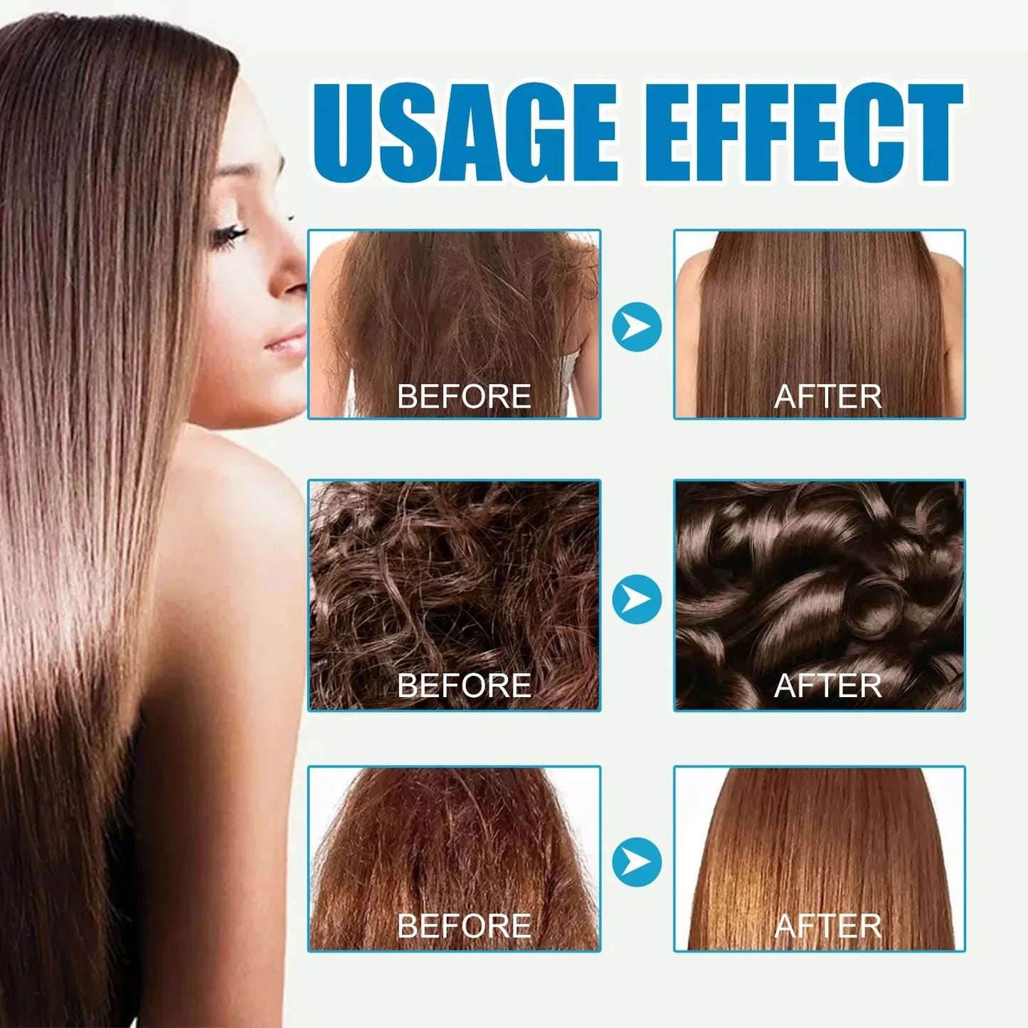 Magic Hair Vitamin Capsules with Keratin Oil – Fast Restore for Soft, Smooth, Shiny Hair & Deep Moisturizing Frizzy Scalp Care