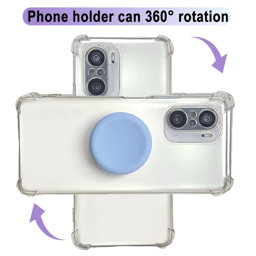 Silicone Round Popping Grip – Tok Sockets Finger Ring Holder, Phone Stand and Bracket, Cellphone Accessories