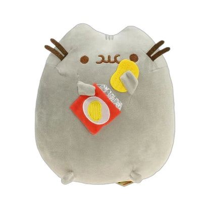 Pusheen Kawaii Cat Plush Toy - Cute Donut, Unicorn, Ice Cream, Pizza, and Cake Stuffed Animal for Gifts and Room Decor