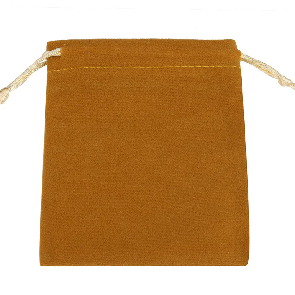 10pcs 5x7cm Mixed Color Velvet Gift Bags | Soft Velvet Drawstring Pouches for Christmas Jewelry Packaging
