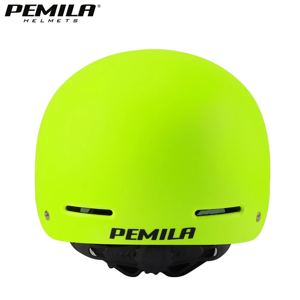 PEMILA Full Edge Wrap Cycling Helmet – MTB & Road Bike Helmet with Goggles, Ear Protection, for E-Bike & Bicycle