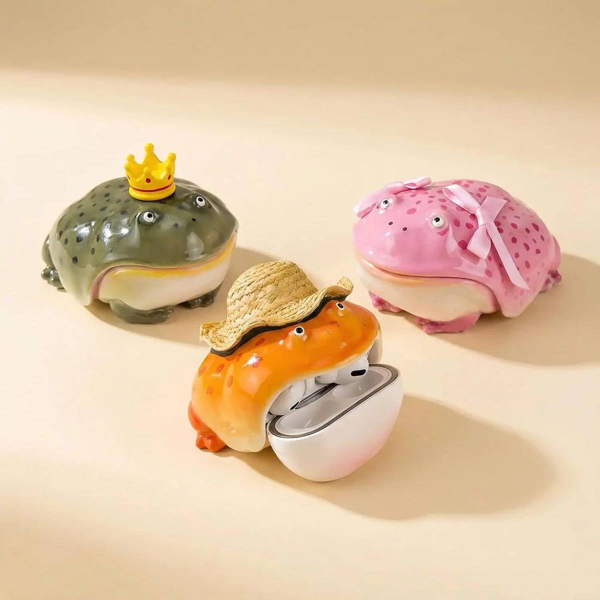 Frog AirPods 4 Case - 3D Toad Design Scratchproof Protective Cover