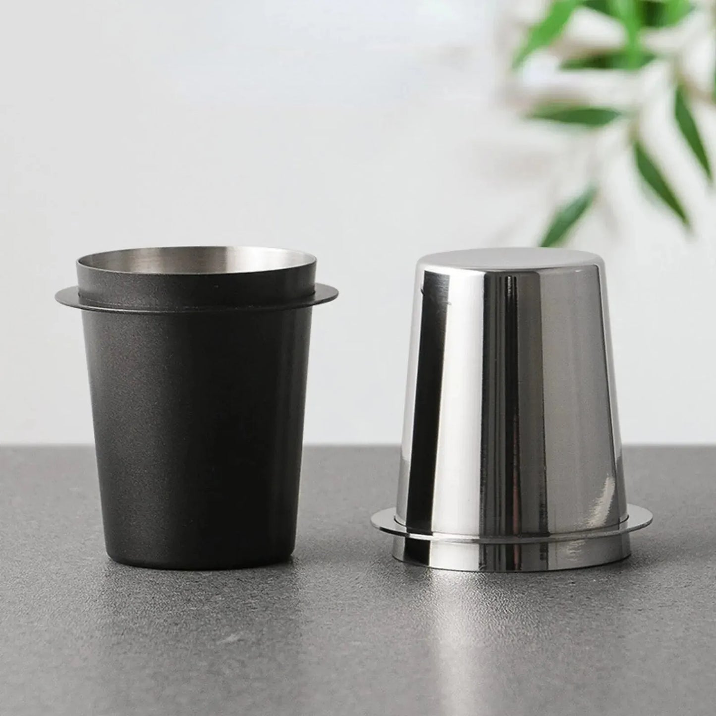 Stainless Steel Coffee Dosing Cup - Wear-Resistant Sniffing Mug for Espresso Machines, Available in 51mm, 53mm, 58mm