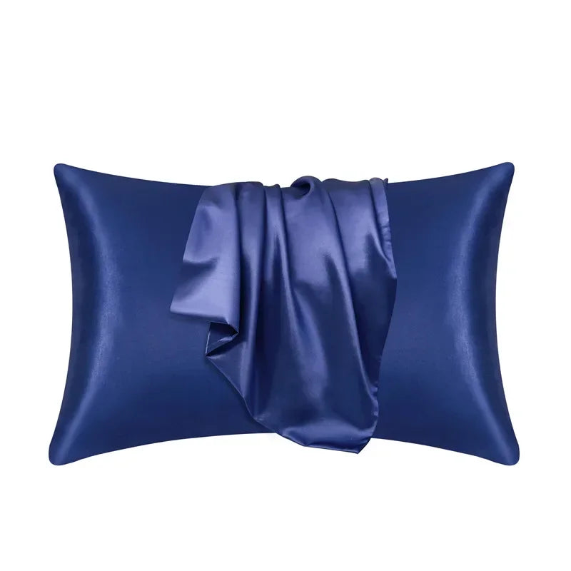 100% Natural Mulberry Silk Pillowcase - Real Silk Hair & Skin Care Bedding Cover with Custom Size Options