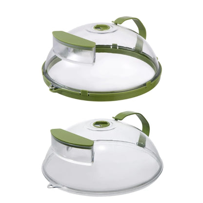 Multipurpose Microwave Plate Cover with Water Storage - Anti-Splatter Oven Guard Lid, Dishwasher Safe