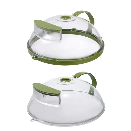 Multipurpose Microwave Plate Cover with Water Storage - Anti-Splatter Oven Guard Lid, Dishwasher Safe