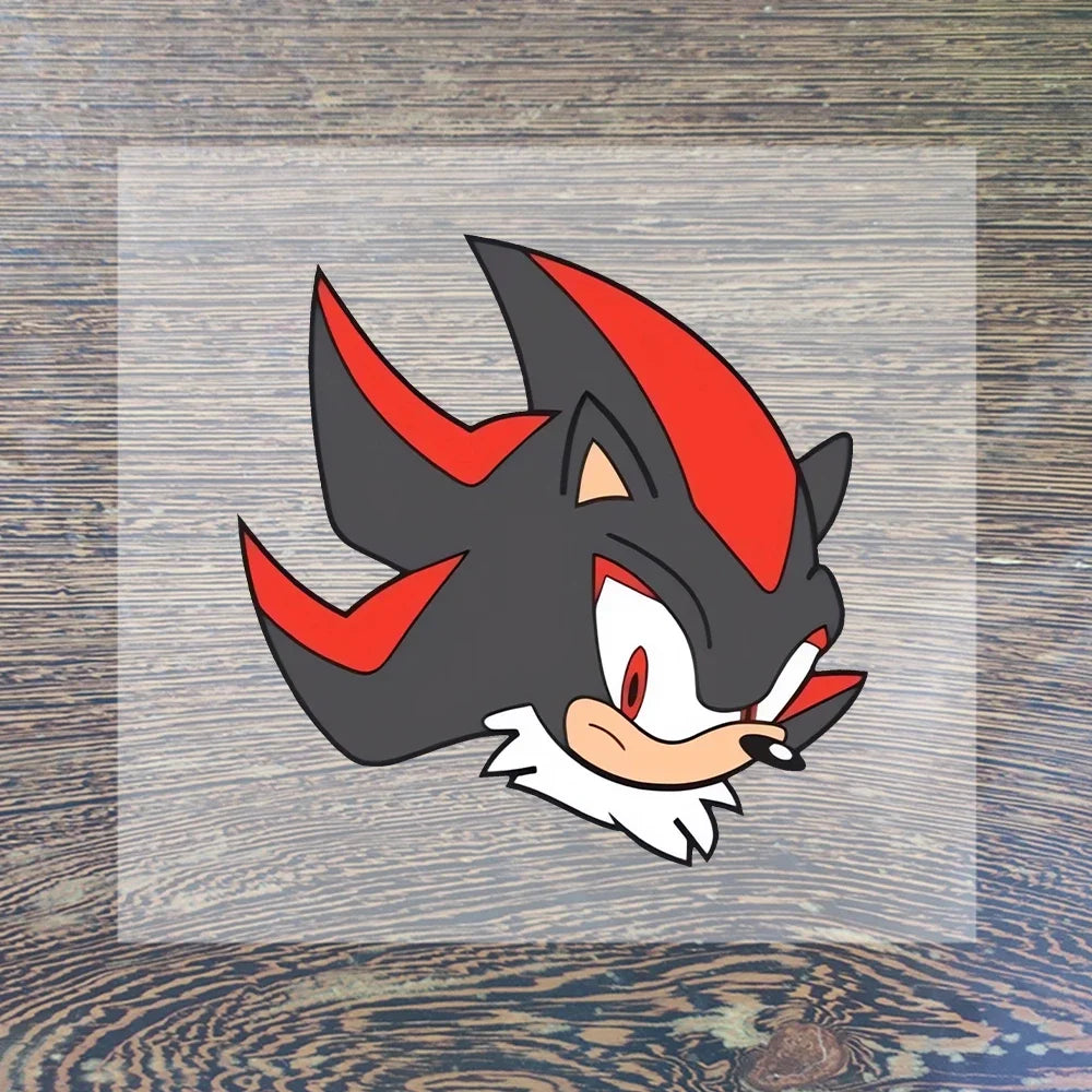 Sonic Cartoon Iron-On Patches – DIY Heat Transfer Anime Stickers for Clothing & Custom T-Shirts