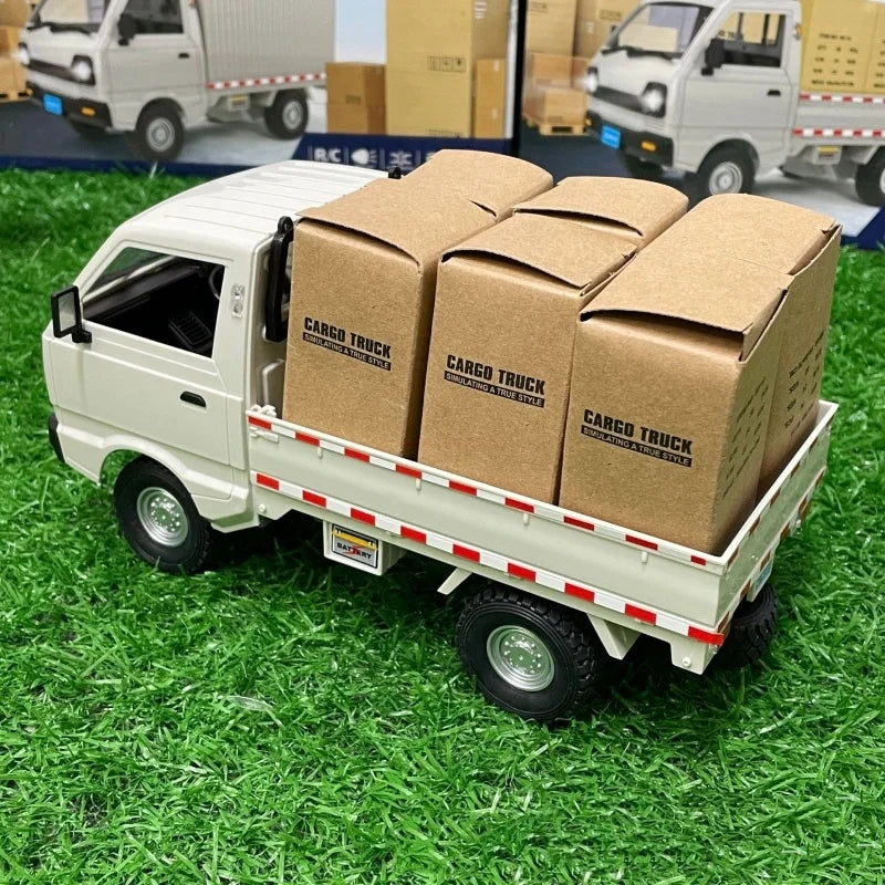 1:10/1:16 WPL D12 RC Car – Simulation Drift & Climbing Truck with LED Lights, Electric Toy Model for Boys Christmas Gift