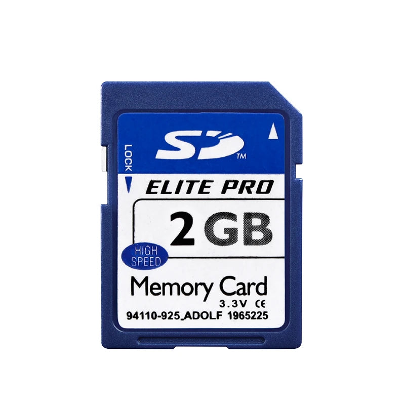 Original Lemiwei Elite Pro SD Memory Card – High-Speed UHS-I Class 10 (128MB–2GB) Durable Blue Storage Card for Testing & Desktop Use