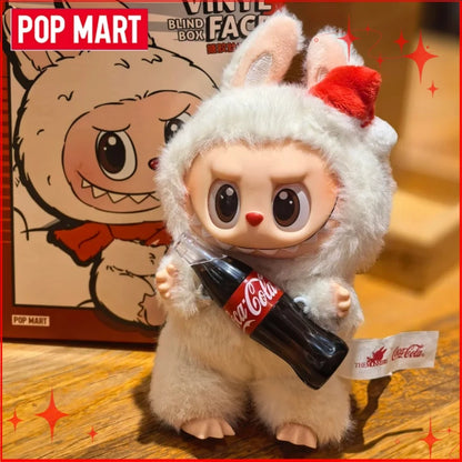Genuine POP MART Labubu Vinyl Plush Pendant — Macarons “Have A Seat” & Coca Cola Series Blind Box Toys V1-V3