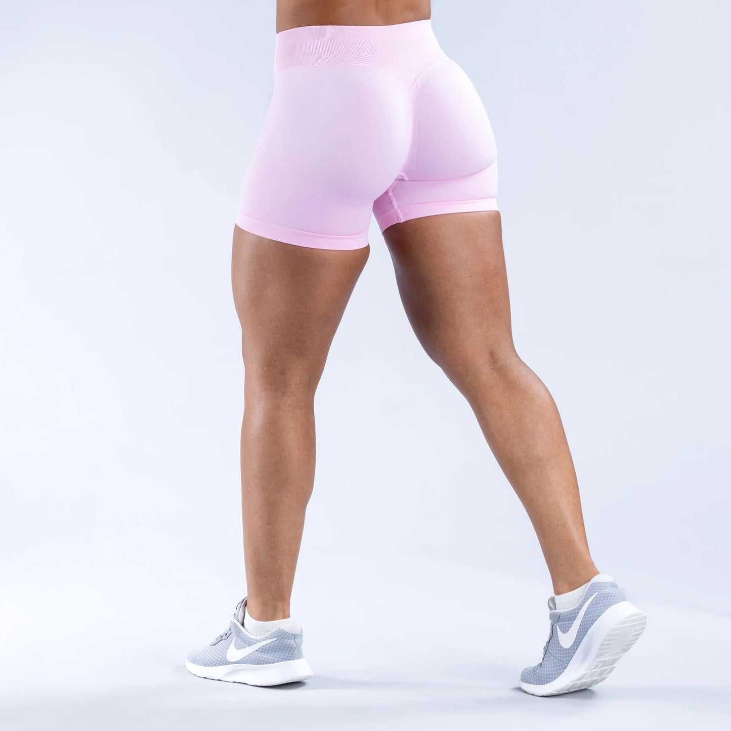 Women’s Impact Seamless Yoga Shorts — Scrunch Bum Low Waist Butt-Lifting Gym & Running Workout Leggings