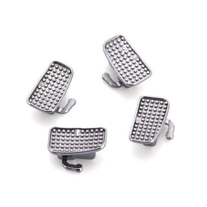 AZDENT 5 Boxes Dental Brackets – Passive Self-Ligating Orthodontic Braces with MIM Monoblock & Buccal Tubes, MBT/Roth 0.022, 345 Hooks