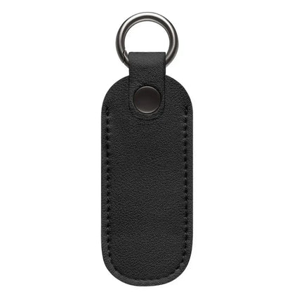 Leather USB Flash Drive Pouch — Protective Storage Case with Key Ring for U Disk, Memory Stick, and Digital Accessories