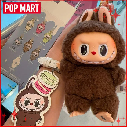 Genuine POP MART Labubu Vinyl Plush Pendant — Macarons “Have A Seat” & Coca Cola Series Blind Box Toys V1-V3