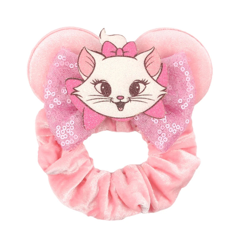 Velvet Mouse Scrunchies - Cute Elastic Ponytail Holders & Hair Accessories for Girls