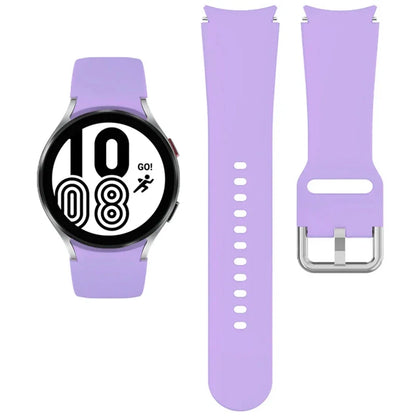Samsung Galaxy Watch Silicone Band - 20mm Replacement Strap for Galaxy Watch 4, 5, 6, 5 Pro and 6 Classic 40mm–47mm Models