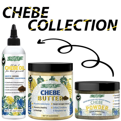 GOIPLE Chebe Butter Hair Treatment - Deep Nourishing Repair Oil Mask for Hair Growth & Damage Care