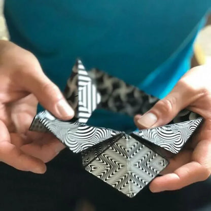 Magic Infinite Cosmic Shasibo Cube — Magnetic Fidget Puzzle Toy, Changeable Anti-Stress Flip Cubic Cube