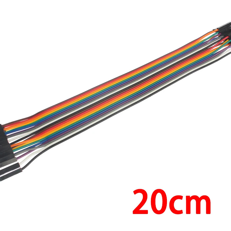 20Pin Dupont Jumper Wire Cable - Male to Male, Female to Female, Male to Female Wires for Arduino DIY Kits