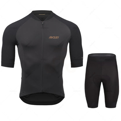 Men’s Pro Team Cycling Jersey Set - Breathable Road Bike Racing Clothing for Cycling & Training