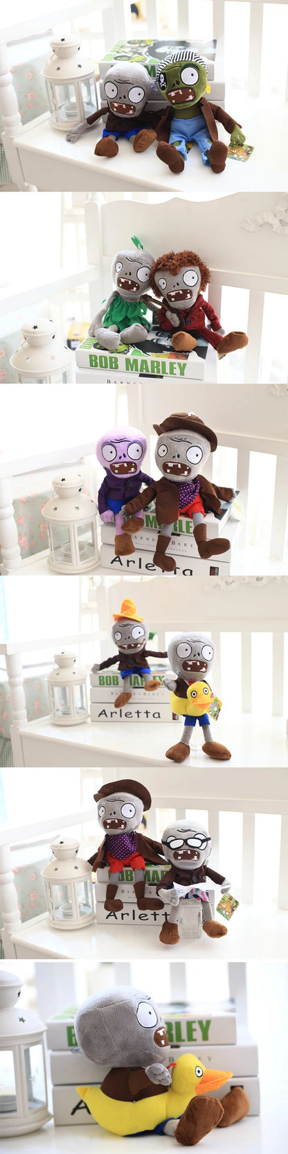 Plants vs Zombies 2 Plush Toys — Peashooter & Sunflower Stuffed Dolls Anime PVZ Gift for Kids