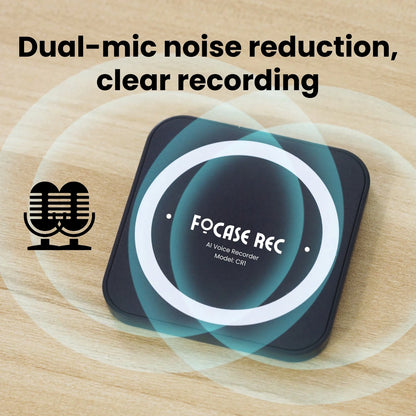 AI Voice & Call Recorder – Speech-to-Text & Summarization, 100 Languages Support, 64GB Storage