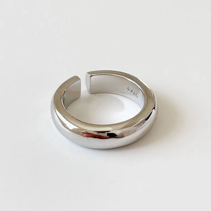 925 Sterling Silver Geometric Ring — BF CLUB Fashion Handmade Ring for Women, Party & Christmas Gift