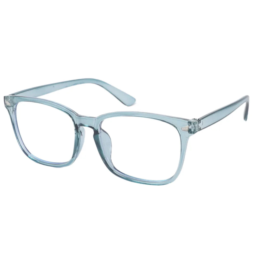 Square Blue Light Blocking Glasses – Nerd Eyeglasses Frame for Computer & Gaming Protection