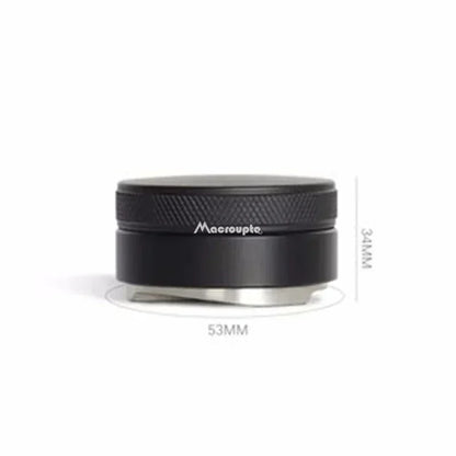 Coffee Distributor Espresso Leveler — Adjustable Palm Tamper with 3 Angled Slopes for 51/53/58mm Portafilters