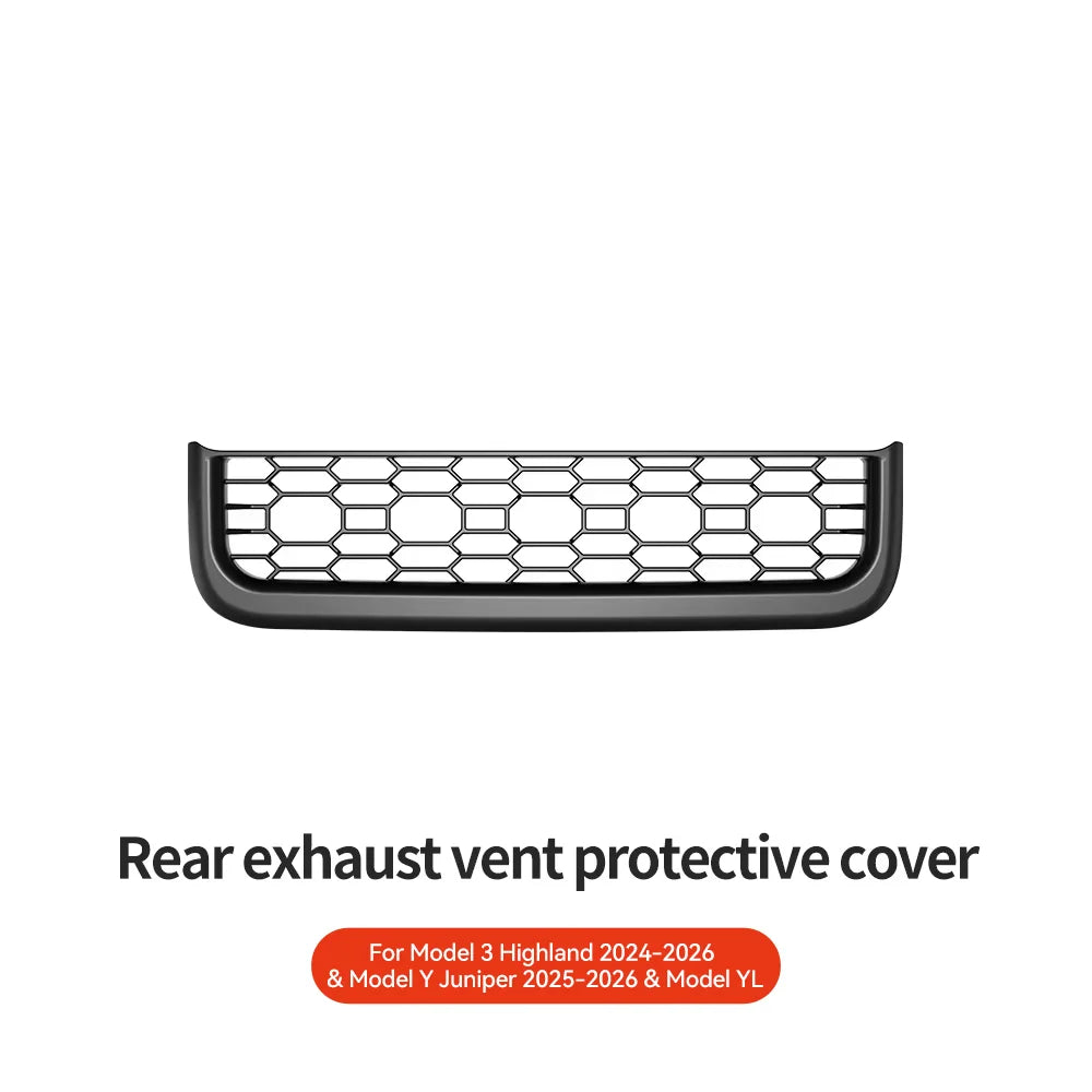 Tesla Model 3/Y Rear Center Console Vent Cover - Dust-Proof Interior Styling Accessory